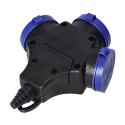 ROZGAŁĘŹNIK BRYZGOSZCZELNY I ODPORNY NA UDERZENIA, IP44, 3X2P+Z, 16A, 230V AC ORNO ROZGAŁĘŹNIK BRYZGOSZCZELNY I ODPORNY NA UDERZENIA, IP44, 3X2P+Z, 16A, 230V AC ORNO
