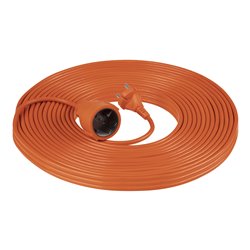 PRZEDŁUŻACZ OGRODOWY JEDNOGNIAZDOWY PVC 2X1MM2, DŁUGOŚĆ 30M ORNO PRZEDŁUŻACZ OGRODOWY JEDNOGNIAZDOWY PVC 2X1MM2, DŁUGOŚĆ 30M ORNO