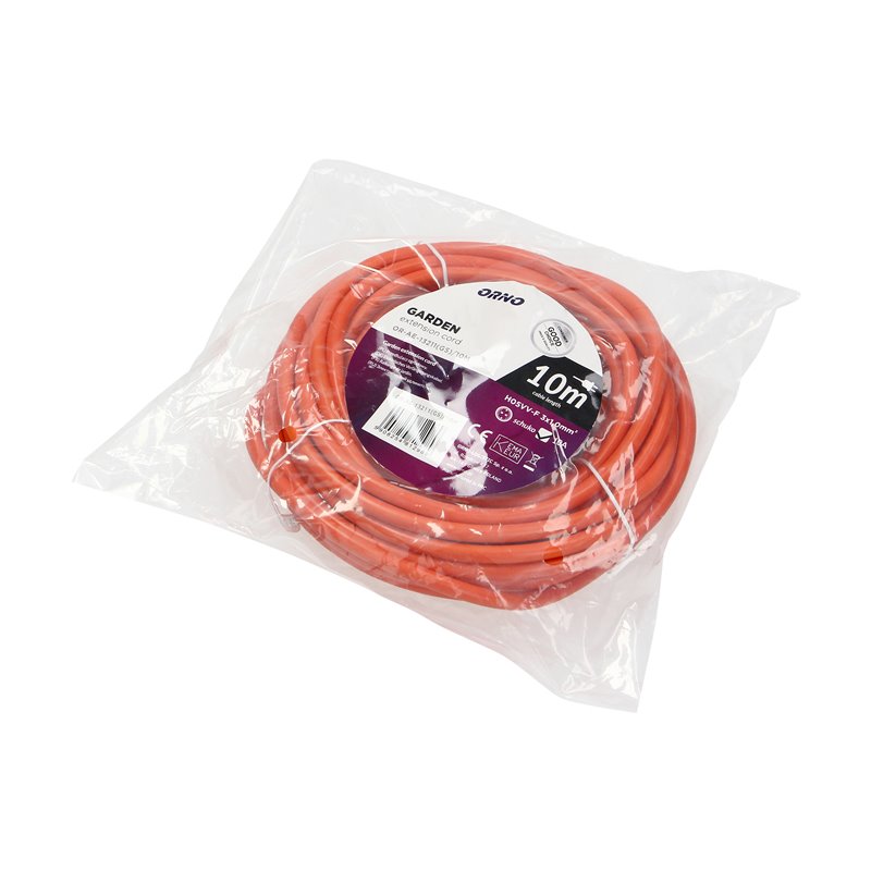 PRZEDŁUŻACZ OGRODOWY JEDNOGNIAZDOWY, SCHUKO, PVC 3X1MM2, DŁUGOŚĆ 10M ORNO PRZEDŁUŻACZ OGRODOWY JEDNOGNIAZDOWY, SCHUKO, PVC 3X1MM2, DŁUGOŚĆ 10M ORNO