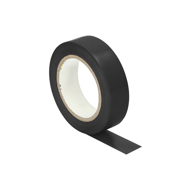 TAŚMA IZOLACYJNA CZARNA, UNIEPALNIONA,SZEROKOŚĆ 15MM, GRUBOŚĆ 0,13MM , 10M DŁUGOŚCI ORNO