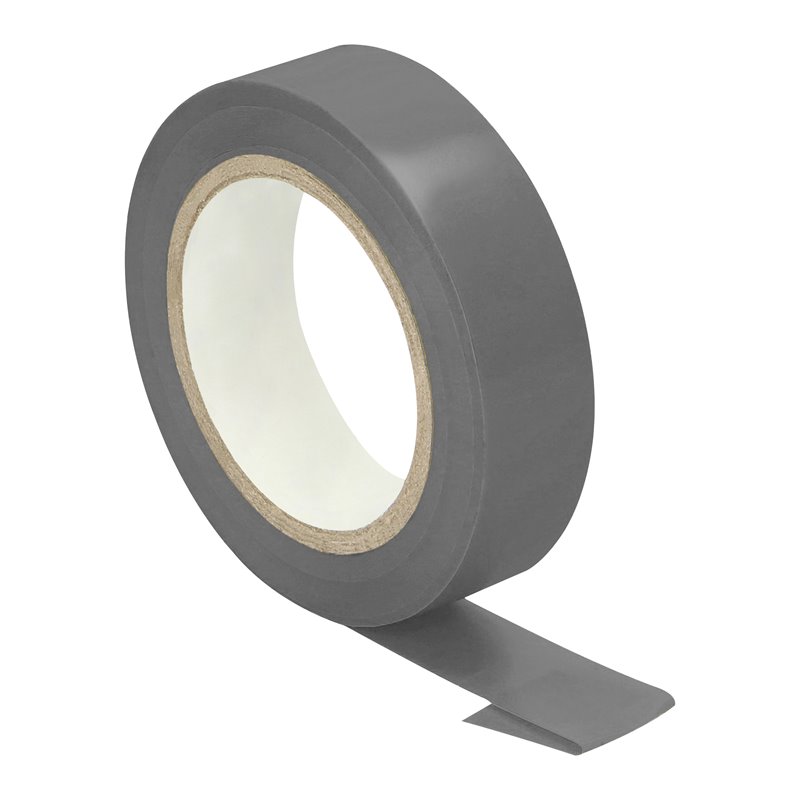 ZESTAW 10 TAŚM IZOLACYJNYCH 15MM, SZARA, UNIEPALNIONA, GRUBOŚĆ 0,13MM, DŁUGOŚĆ 10M ORNO