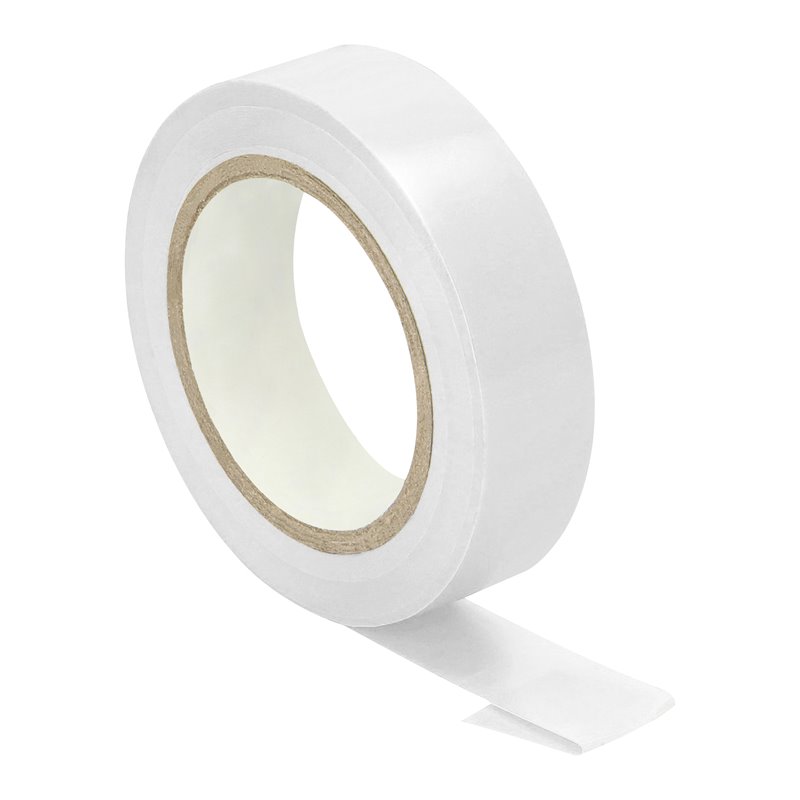 ZESTAW 10 TAŚM IZOLACYJNYCH 15MM, BIAŁA, UNIEPALNIONA, GRUBOŚĆ 0,13MM, DŁUGOŚĆ 10M ORNO