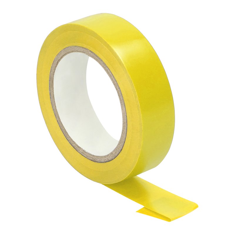 ZESTAW 10 TAŚM IZOLACYJNYCH 15MM, ŻÓŁTA, UNIEPALNIONA, GRUBOŚĆ 0,13MM, DŁUGOŚĆ 10M ORNO