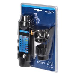 ZESTAW TESTOWY GNIAZDA PRZYCZEPY, STANDARD 13/7-PINOWY, 12/24V ORNO ZESTAW TESTOWY GNIAZDA PRZYCZEPY, STANDARD 13/7-PINOWY, 12/24V ORNO