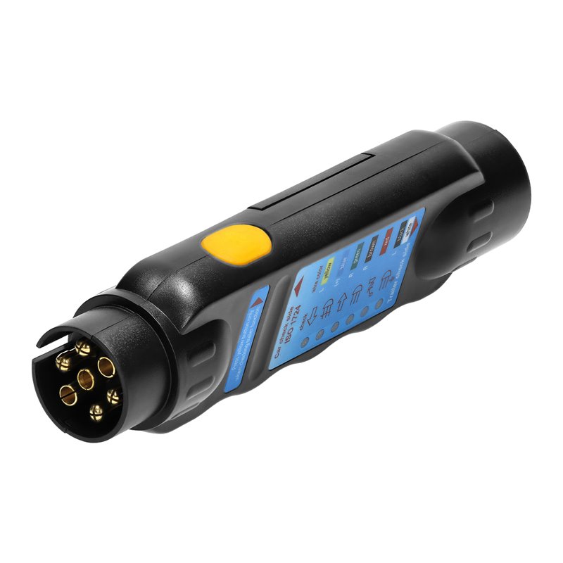 ZESTAW TESTOWY GNIAZDA PRZYCZEPY, STANDARD 13/7-PINOWY, 12/24V ORNO ZESTAW TESTOWY GNIAZDA PRZYCZEPY, STANDARD 13/7-PINOWY, 12/24V ORNO