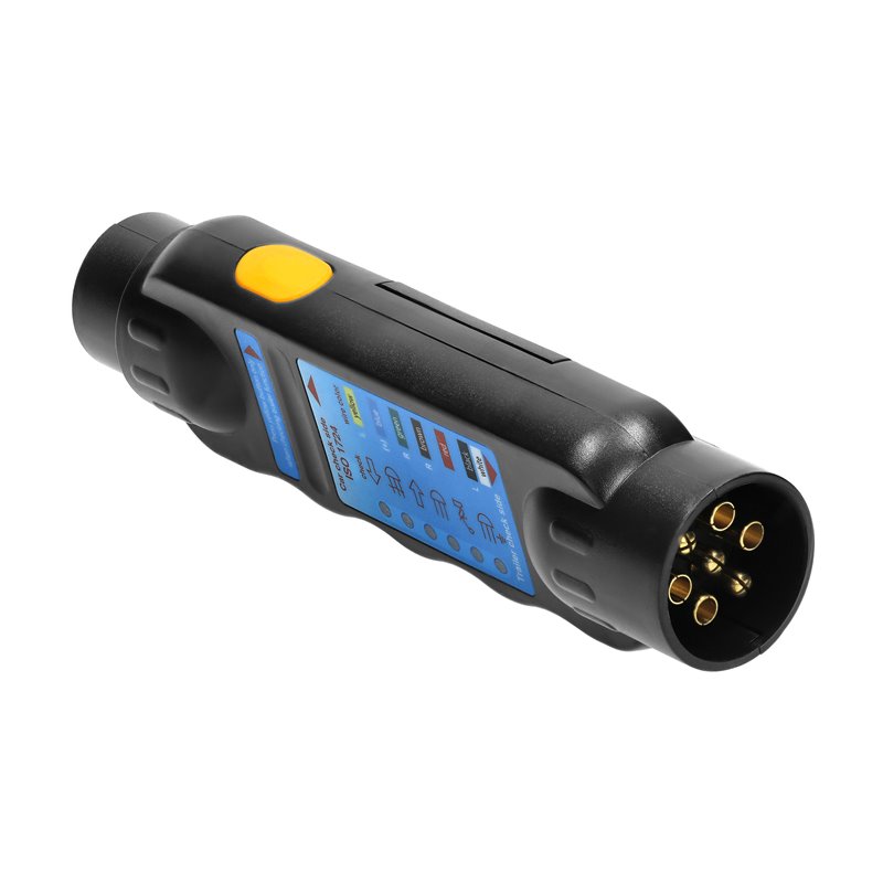 ZESTAW TESTOWY GNIAZDA PRZYCZEPY, STANDARD 13/7-PINOWY, 12/24V ORNO ZESTAW TESTOWY GNIAZDA PRZYCZEPY, STANDARD 13/7-PINOWY, 12/24V ORNO