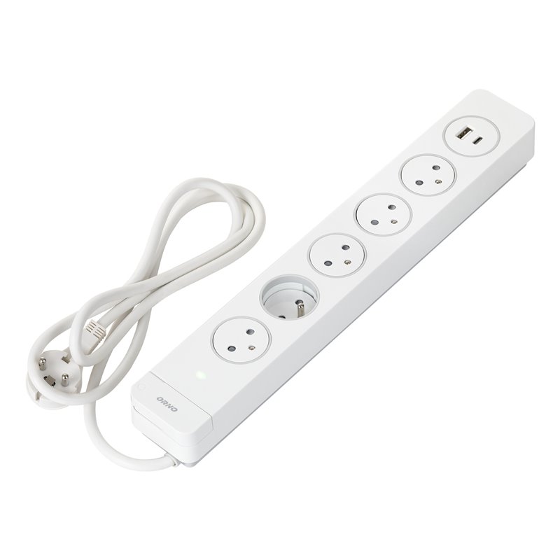 LISTWA PRZECIWPRZEPIĘCIOWA 5 GNIAZD 2P+Z TYPU EASYEJECT, KABEL 1,5M (3X1,5MM2), Z PODŚWIETLANYM WYŁĄCZNIKIEM I 2 SZYBKIMI ŁADOWA LISTWA PRZECIWPRZEPIĘCIOWA 5 GNIAZD 2P+Z TYPU EASYEJECT, KABEL 1,5M (3X1,5MM2), Z PODŚWIETLANYM WYŁĄCZNIKIEM I 2 SZYBKIMI ŁADOWA