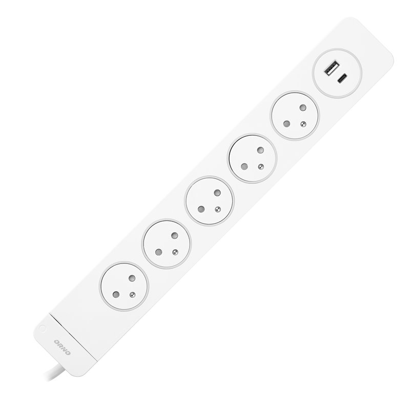 LISTWA PRZECIWPRZEPIĘCIOWA 5 GNIAZD 2P+Z TYPU EASYEJECT, KABEL 1,5M (3X1,5MM2), Z PODŚWIETLANYM WYŁĄCZNIKIEM I 2 SZYBKIMI ŁADOWA LISTWA PRZECIWPRZEPIĘCIOWA 5 GNIAZD 2P+Z TYPU EASYEJECT, KABEL 1,5M (3X1,5MM2), Z PODŚWIETLANYM WYŁĄCZNIKIEM I 2 SZYBKIMI ŁADOWA