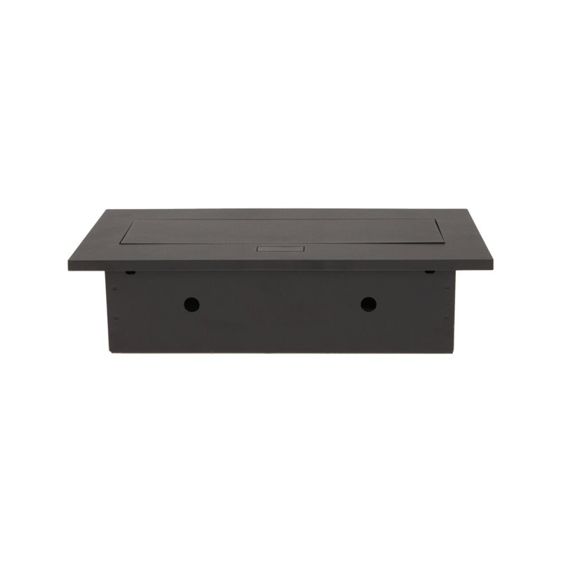 GNIAZDO MEBLOWE WPUSZCZANE W BLAT Z GRUBYM RANTEM, 2X2P+Z, 3 PORTY USB, CZARNE ORNO GNIAZDO MEBLOWE WPUSZCZANE W BLAT Z GRUBYM RANTEM, 2X2P+Z, 3 PORTY USB, CZARNE ORNO