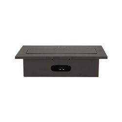 GNIAZDO MEBLOWE WPUSZCZANE W BLAT Z GRUBYM RANTEM, 2X2P+Z, 3 PORTY USB, CZARNE ORNO GNIAZDO MEBLOWE WPUSZCZANE W BLAT Z GRUBYM RANTEM, 2X2P+Z, 3 PORTY USB, CZARNE ORNO