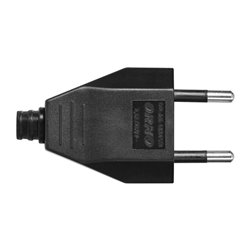 WTYCZKA PŁASKA BEZ UZIEMIENIA, 2,5A, 250V, CZARNY POLIWĘGLAN, 1 SZTUKA ORNO WTYCZKA PŁASKA BEZ UZIEMIENIA, 2,5A, 250V, CZARNY POLIWĘGLAN, 1 SZTUKA ORNO