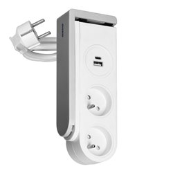 LISTWA ZASILAJĄCA BIURKOWA Z ŁADOWARKĄ USB I SPRĘŻYNOWYM ZACISKIEM MOCUJĄCYM ORNO LISTWA ZASILAJĄCA BIURKOWA Z ŁADOWARKĄ USB I SPRĘŻYNOWYM ZACISKIEM MOCUJĄCYM ORNO