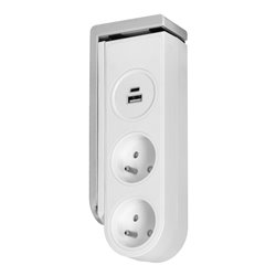 LISTWA ZASILAJĄCA BIURKOWA Z ŁADOWARKĄ USB I SPRĘŻYNOWYM ZACISKIEM MOCUJĄCYM ORNO LISTWA ZASILAJĄCA BIURKOWA Z ŁADOWARKĄ USB I SPRĘŻYNOWYM ZACISKIEM MOCUJĄCYM ORNO