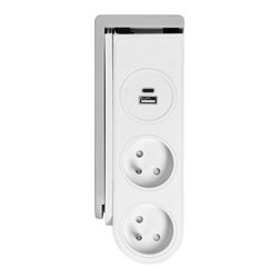 LISTWA ZASILAJĄCA BIURKOWA Z ŁADOWARKĄ USB I SPRĘŻYNOWYM ZACISKIEM MOCUJĄCYM ORNO LISTWA ZASILAJĄCA BIURKOWA Z ŁADOWARKĄ USB I SPRĘŻYNOWYM ZACISKIEM MOCUJĄCYM ORNO