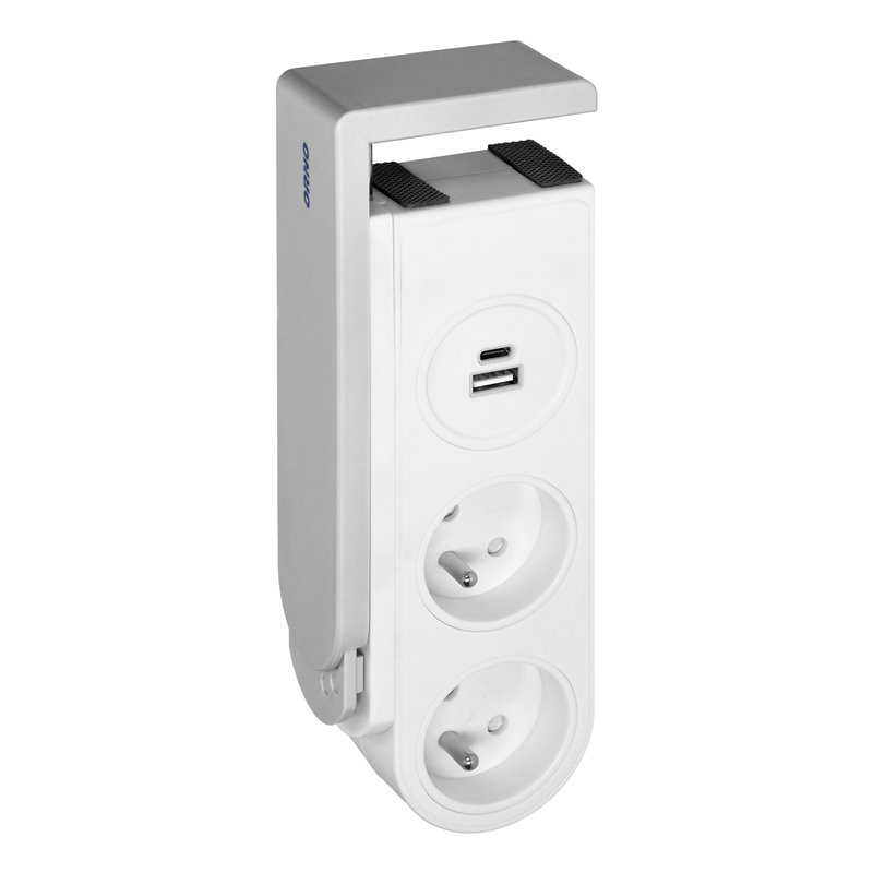 LISTWA ZASILAJĄCA BIURKOWA Z ŁADOWARKĄ USB I SPRĘŻYNOWYM ZACISKIEM MOCUJĄCYM ORNO LISTWA ZASILAJĄCA BIURKOWA Z ŁADOWARKĄ USB I SPRĘŻYNOWYM ZACISKIEM MOCUJĄCYM ORNO