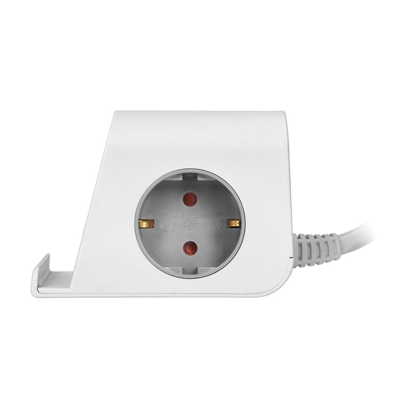 LISTWA ZASILAJĄCA NABIURKOWA, ŁADOWARKĄ USB, ŚRUBOWYM ZACISKIEM MOCUJĄCYM I PRZEWODEM 1,4M, 2X2P+Z (SCHUKO), 4XUSB, BIAŁY ORNO LISTWA ZASILAJĄCA NABIURKOWA, ŁADOWARKĄ USB, ŚRUBOWYM ZACISKIEM MOCUJĄCYM I PRZEWODEM 1,4M, 2X2P+Z (SCHUKO), 4XUSB, BIAŁY ORNO