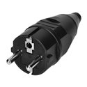 WTYCZKA WARSZTATOWA 2P+Z UNI-SCHUKO, CZARNA, 24 SZT. ORNO