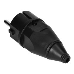 WTYCZKA WARSZTATOWA 2P+Z UNI-SCHUKO, CZARNA, 24 SZT. ORNO WTYCZKA WARSZTATOWA 2P+Z UNI-SCHUKO, CZARNA, 24 SZT. ORNO