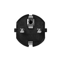 WTYCZKA WARSZTATOWA 2P+Z UNI-SCHUKO, CZARNA ORNO WTYCZKA WARSZTATOWA 2P+Z UNI-SCHUKO, CZARNA ORNO
