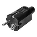 WTYCZKA  WARSZTATOWA 2P+Z UNI-SCHUKO, CZARNA, 24 SZT. ORNO