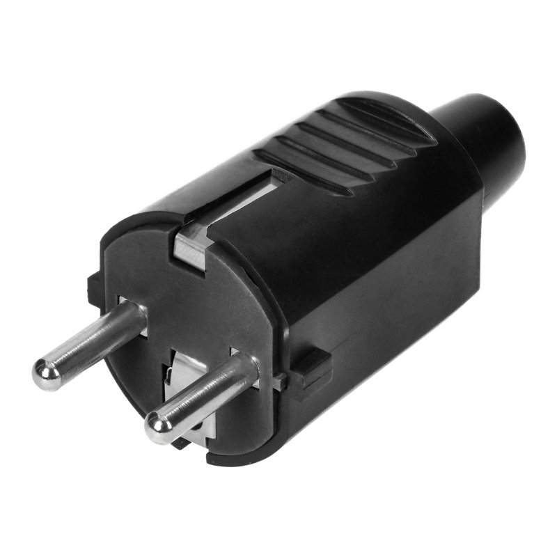 WTYCZKA  WARSZTATOWA 2P+Z UNI-SCHUKO, CZARNA, 24 SZT. ORNO