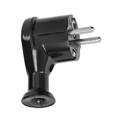 WTYCZKA KĄTOWA 2P+Z, UNI-SCHUKO, CZARNY, 24 SZT. ORNO WTYCZKA KĄTOWA 2P+Z, UNI-SCHUKO, CZARNY, 24 SZT. ORNO
