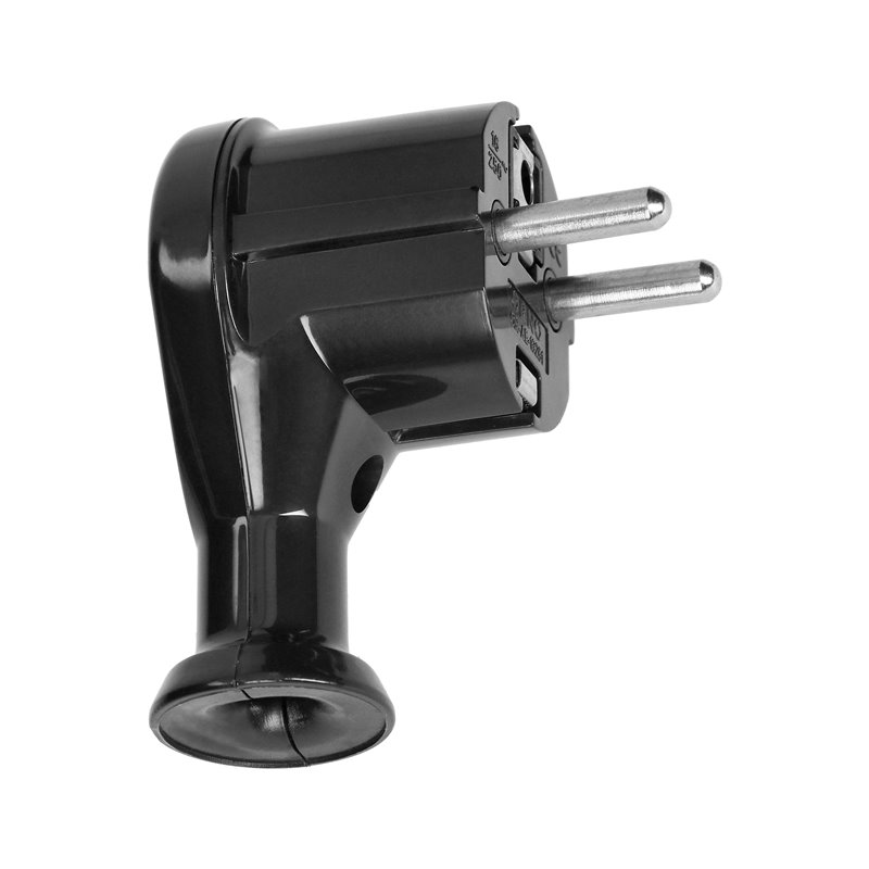 WTYCZKA KĄTOWA 2P+Z, UNI-SCHUKO, CZARNY, 24 SZT. ORNO WTYCZKA KĄTOWA 2P+Z, UNI-SCHUKO, CZARNY, 24 SZT. ORNO