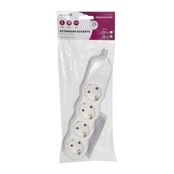 ROZGAŁĘŹNIK 4X2P+Z SCHUKO, BIAŁY ORNO ROZGAŁĘŹNIK 4X2P+Z SCHUKO, BIAŁY ORNO
