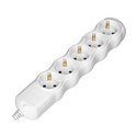 ROZGAŁĘŹNIK 5X2P+Z SCHUKO, BIAŁY ORNO ROZGAŁĘŹNIK 5X2P+Z SCHUKO, BIAŁY ORNO