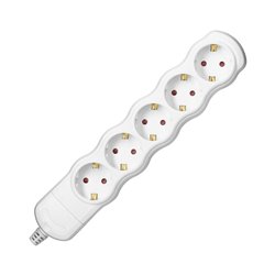 ROZGAŁĘŹNIK 5X2P+Z SCHUKO, BIAŁY ORNO ROZGAŁĘŹNIK 5X2P+Z SCHUKO, BIAŁY ORNO