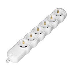 ROZGAŁĘŹNIK 6X2P+Z SCHUKO, BIAŁY ORNO ROZGAŁĘŹNIK 6X2P+Z SCHUKO, BIAŁY ORNO