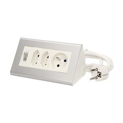 PRZEDŁUŻACZ BIURKOWY Z WYŁĄCZNIKIEM 2X2P/II+1X2P+Z, PRZEWÓD 1,5 M 3X1MM ORNO PRZEDŁUŻACZ BIURKOWY Z WYŁĄCZNIKIEM 2X2P/II+1X2P+Z, PRZEWÓD 1,5 M 3X1MM ORNO
