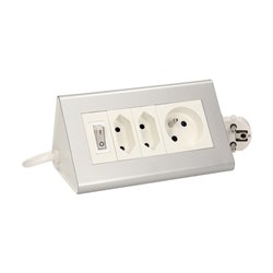 PRZEDŁUŻACZ BIURKOWY Z WYŁĄCZNIKIEM 2X2P/II+1X2P+Z, PRZEWÓD 1,5 M 3X1MM ORNO PRZEDŁUŻACZ BIURKOWY Z WYŁĄCZNIKIEM 2X2P/II+1X2P+Z, PRZEWÓD 1,5 M 3X1MM ORNO