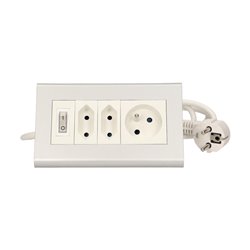 PRZEDŁUŻACZ BIURKOWY Z WYŁĄCZNIKIEM 2X2P/II+1X2P+Z, PRZEWÓD 1,5 M 3X1MM ORNO PRZEDŁUŻACZ BIURKOWY Z WYŁĄCZNIKIEM 2X2P/II+1X2P+Z, PRZEWÓD 1,5 M 3X1MM ORNO