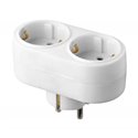 ROZGAŁĘŹNIK OWALNY 2X 2P+Z SCHUKO, BIAŁY ORNO ROZGAŁĘŹNIK OWALNY 2X 2P+Z SCHUKO, BIAŁY ORNO