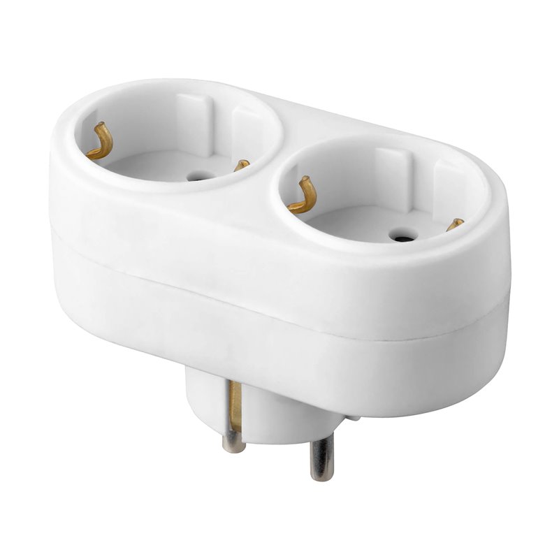 ROZGAŁĘŹNIK OWALNY 2X 2P+Z SCHUKO, BIAŁY ORNO ROZGAŁĘŹNIK OWALNY 2X 2P+Z SCHUKO, BIAŁY ORNO