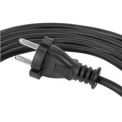 PRZEWÓD PRZYŁĄCZENIOWY W IZOLACJI GUMOWEJ Z WTYCZKĄ H05RR-F 2X1,5MM2, 3M, CZARNY ORNO PRZEWÓD PRZYŁĄCZENIOWY W IZOLACJI GUMOWEJ Z WTYCZKĄ H05RR-F 2X1,5MM2, 3M, CZARNY ORNO
