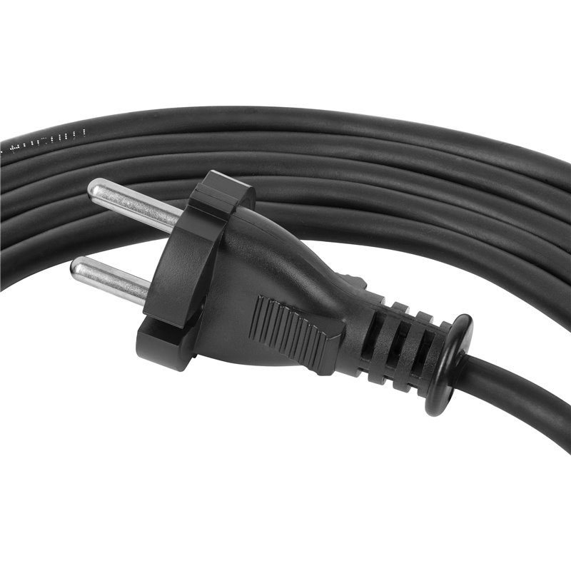 PRZEWÓD PRZYŁĄCZENIOWY W IZOLACJI GUMOWEJ Z WTYCZKĄ H05RR-F 2X1,5MM2, 3M, CZARNY ORNO PRZEWÓD PRZYŁĄCZENIOWY W IZOLACJI GUMOWEJ Z WTYCZKĄ H05RR-F 2X1,5MM2, 3M, CZARNY ORNO