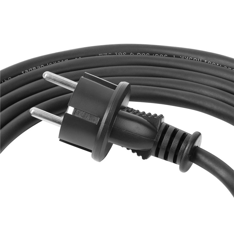 PRZEWÓD PRZYŁĄCZENIOWY W IZOLACJI GUMOWEJ Z WTYCZKĄ UNI-SCHUKO H05RR-F 3X1,5MM2, 3M, CZARNY ORNO PRZEWÓD PRZYŁĄCZENIOWY W IZOLACJI GUMOWEJ Z WTYCZKĄ UNI-SCHUKO H05RR-F 3X1,5MM2, 3M, CZARNY ORNO