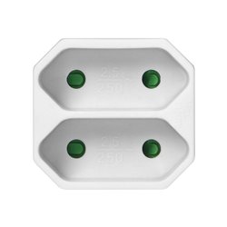 ROZGAŁĘŹNIK 2X2P EURO, BIAŁY, 20 SZT. ORNO ROZGAŁĘŹNIK 2X2P EURO, BIAŁY, 20 SZT. ORNO