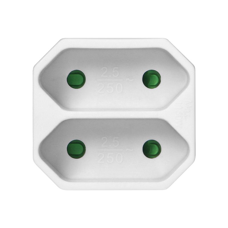 ROZGAŁĘŹNIK 2X2P EURO, BIAŁY, 20 SZT. ORNO ROZGAŁĘŹNIK 2X2P EURO, BIAŁY, 20 SZT. ORNO