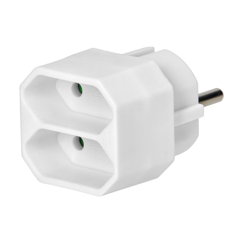 ROZGAŁĘŹNIK 2X2P EURO, BIAŁY, 20 SZT. ORNO ROZGAŁĘŹNIK 2X2P EURO, BIAŁY, 20 SZT. ORNO