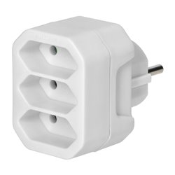 ROZGAŁĘŹNIK 3X2P EURO, BIAŁY ORNO ROZGAŁĘŹNIK 3X2P EURO, BIAŁY ORNO