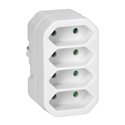 ROZGAŁĘŹNIK 4X2P EURO, BIAŁY ORNO ROZGAŁĘŹNIK 4X2P EURO, BIAŁY ORNO