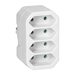 ROZGAŁĘŹNIK 4X2P EURO, BIAŁY ORNO ROZGAŁĘŹNIK 4X2P EURO, BIAŁY ORNO