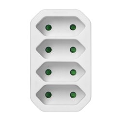 ROZGAŁĘŹNIK 4X2P EURO, BIAŁY ORNO ROZGAŁĘŹNIK 4X2P EURO, BIAŁY ORNO