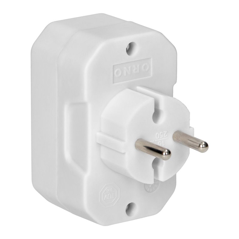 ROZGAŁĘŹNIK 4X2P EURO, BIAŁY ORNO ROZGAŁĘŹNIK 4X2P EURO, BIAŁY ORNO