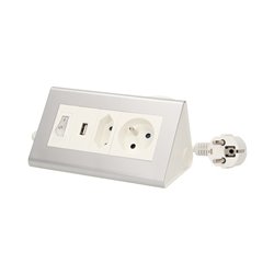 PRZEDŁUŻACZ BIURKOWY Z WYŁĄCZNIKIEM I ŁADOWARKĄ, 1X2P+Z, 1X2P/II, 1XUSB, PRZEWÓD 1,5M 3X1MM ORNO PRZEDŁUŻACZ BIURKOWY Z WYŁĄCZNIKIEM I ŁADOWARKĄ, 1X2P+Z, 1X2P/II, 1XUSB, PRZEWÓD 1,5M 3X1MM ORNO