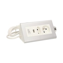 PRZEDŁUŻACZ BIURKOWY Z WYŁĄCZNIKIEM I ŁADOWARKĄ, 1X2P+Z, 1X2P/II, 1XUSB, PRZEWÓD 1,5M 3X1MM ORNO PRZEDŁUŻACZ BIURKOWY Z WYŁĄCZNIKIEM I ŁADOWARKĄ, 1X2P+Z, 1X2P/II, 1XUSB, PRZEWÓD 1,5M 3X1MM ORNO