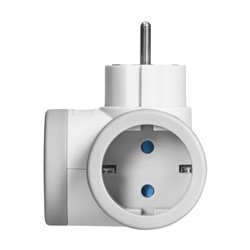ROZGAŁĘŹNIK 2P+Z (SCHUKO) Z ŁADOWARKĄ 2XUSB, SZYBKIE ŁADOWANIE, BIAŁO-SZARY ORNO ROZGAŁĘŹNIK 2P+Z (SCHUKO) Z ŁADOWARKĄ 2XUSB, SZYBKIE ŁADOWANIE, BIAŁO-SZARY ORNO